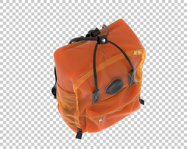 PSD sac à dos isolé sur fond transparent illustration du rendu 3d