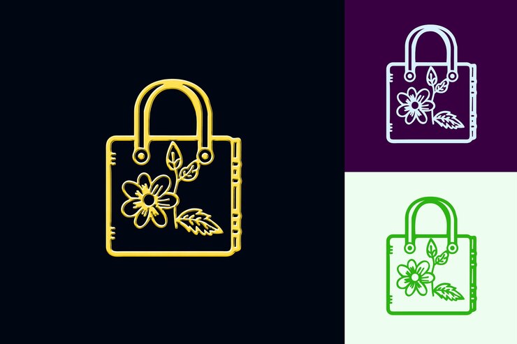 PSD sac à livres png avec un dessin floral avec un livre et un contour de fleur art designs créatifs