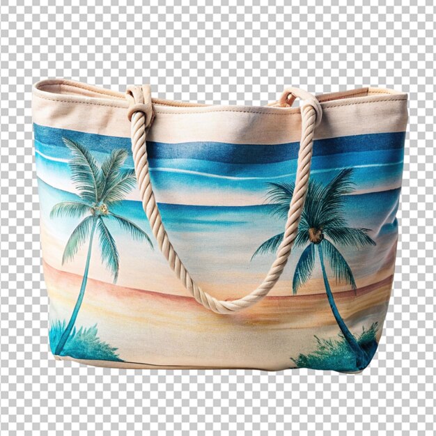 Sac De Plage Sur Fond Transparent