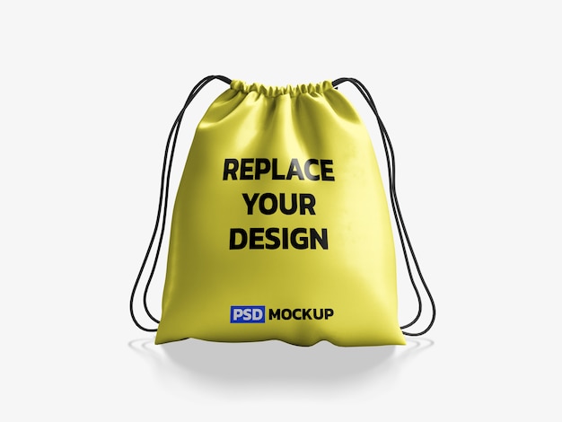 Sac à rayures Mockup 3D Rendering Design