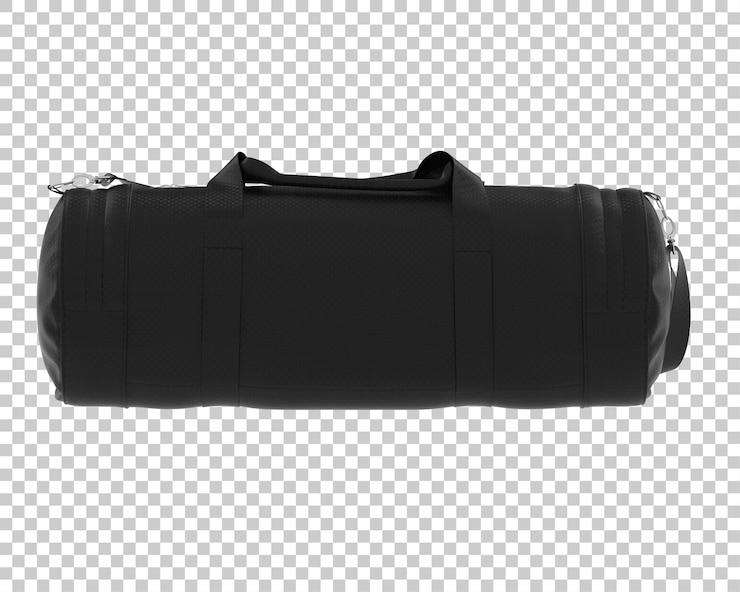 PSD sac de sport isolé sur un fond transparent illustration de rendu 3d