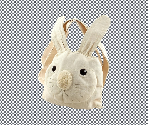 Un Sac Tote Utile En Forme De Lapin Isolé Sur Un Fond Transparent