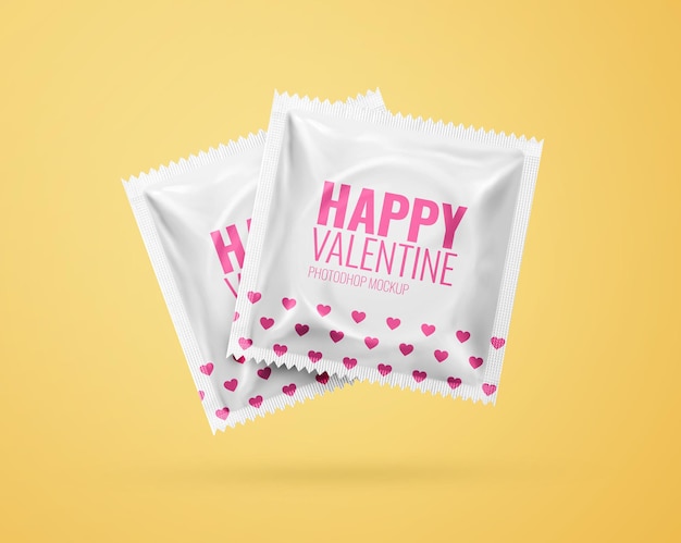 Sachet Kondom Modell realistisch