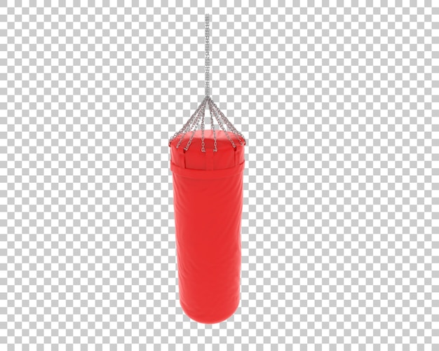 Sack di pugno isolato su sfondo trasparente illustrazione di rendering 3D