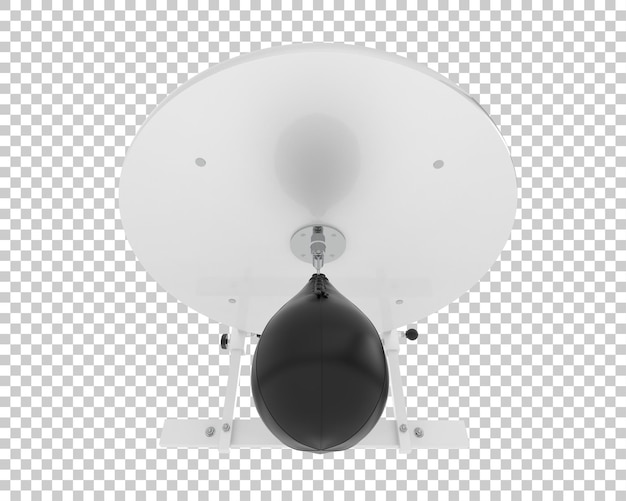 Saco de boxeo aislado sobre fondo transparente ilustración de renderizado 3d