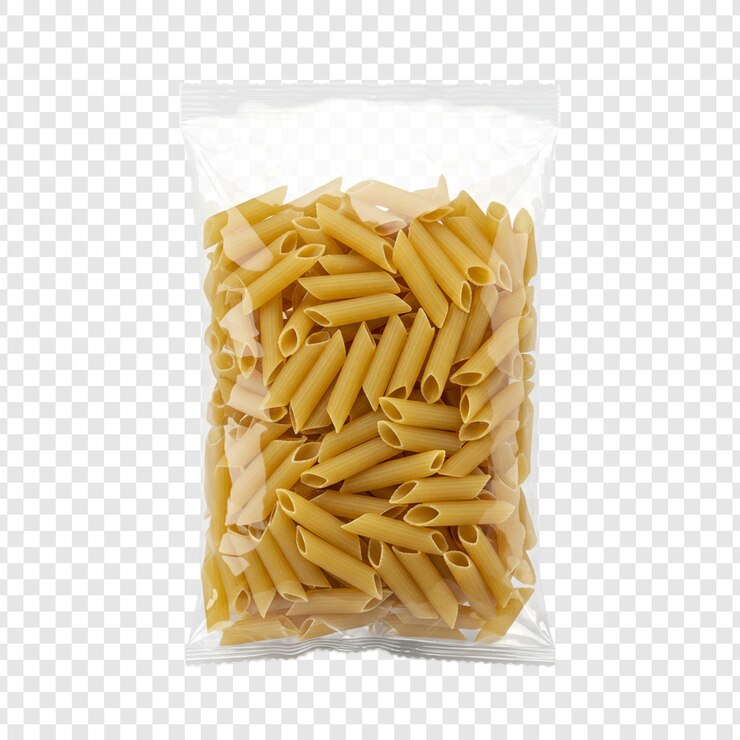 PSD saco de massas de penne secas