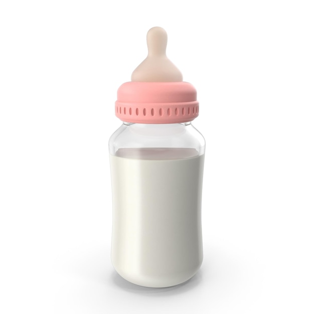 Säuglingsflasche mit Milch