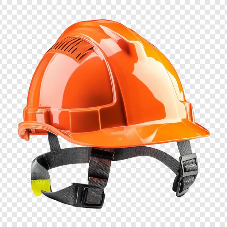 PSD safety orange hard hat construction worker protection equipment