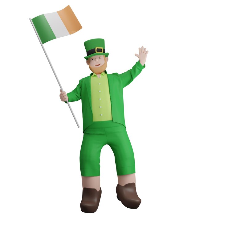 PSD saint patricksaint patrick país da bandeira nacional da irlanda