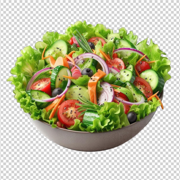 PSD salade de jardin fraîche png