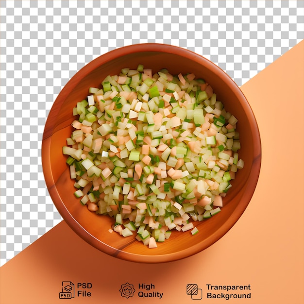 Salade De Légumes Dans Un Bol Isolé Sur Un Fond Transparent Inclure Un Fichier Png