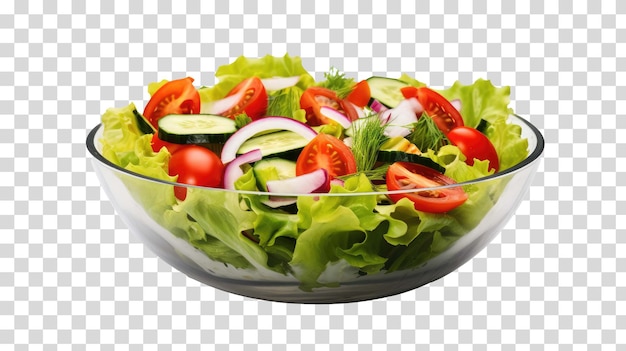 PSD salade rafraîchissante png isolé sur fond transparent