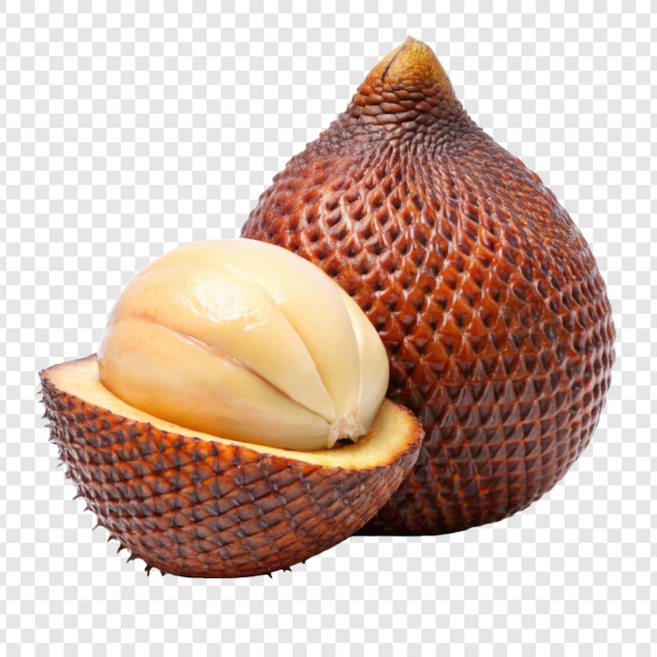 PSD salak fruit isolated on transparent background