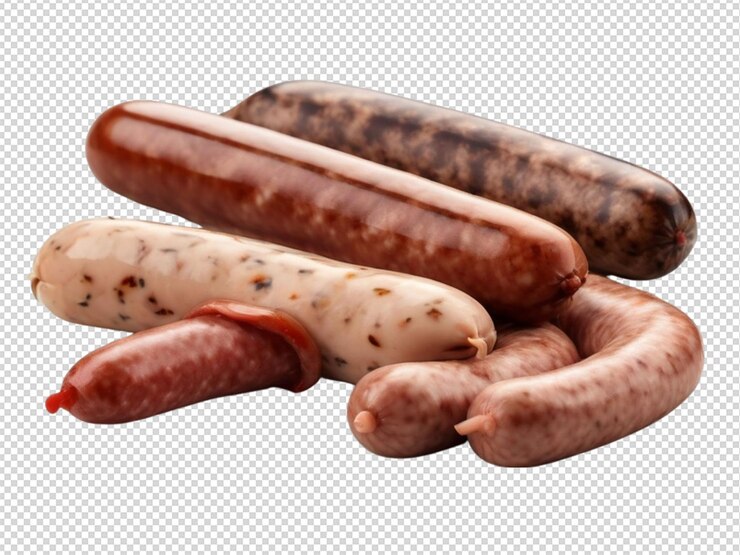 PSD salchichas en png
