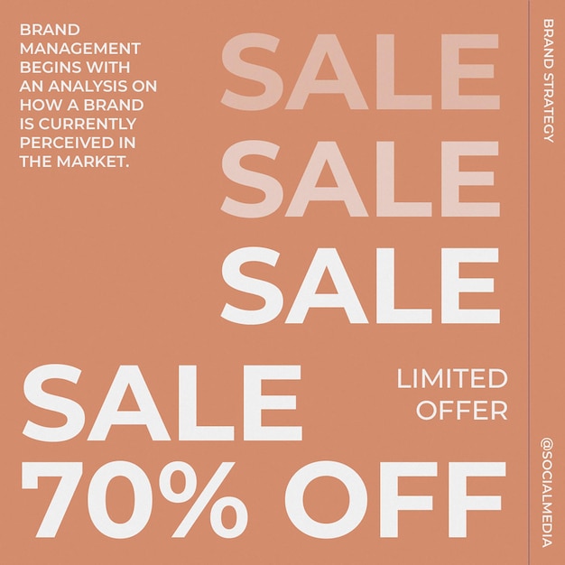 SALE 70 Off soziale Medien instagram post vorlage psd design