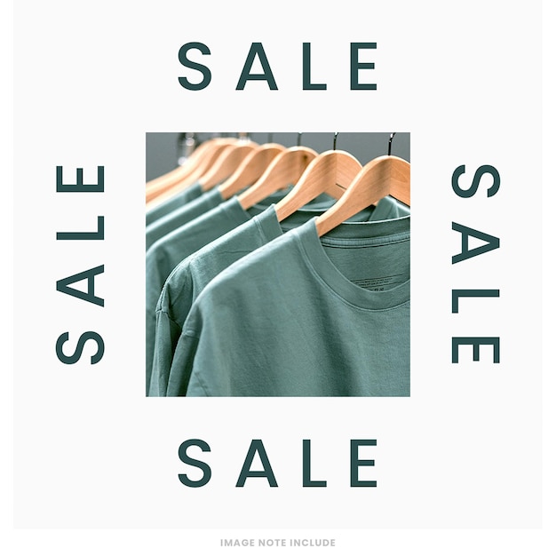 SALE est un modèle de post Instagram avec un design psd.