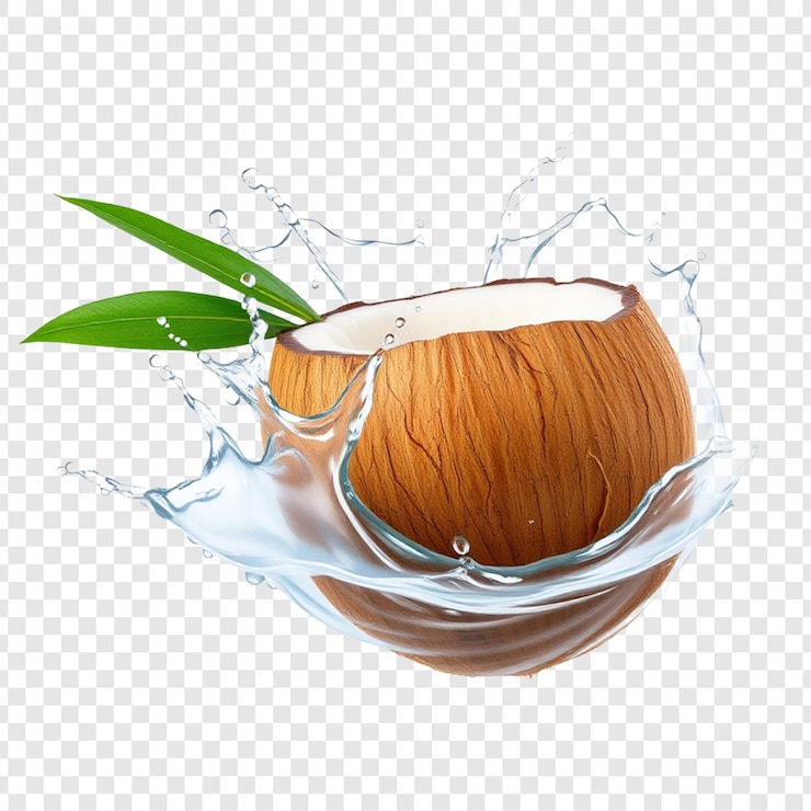 PSD salpicadura de agua de coco refrescante