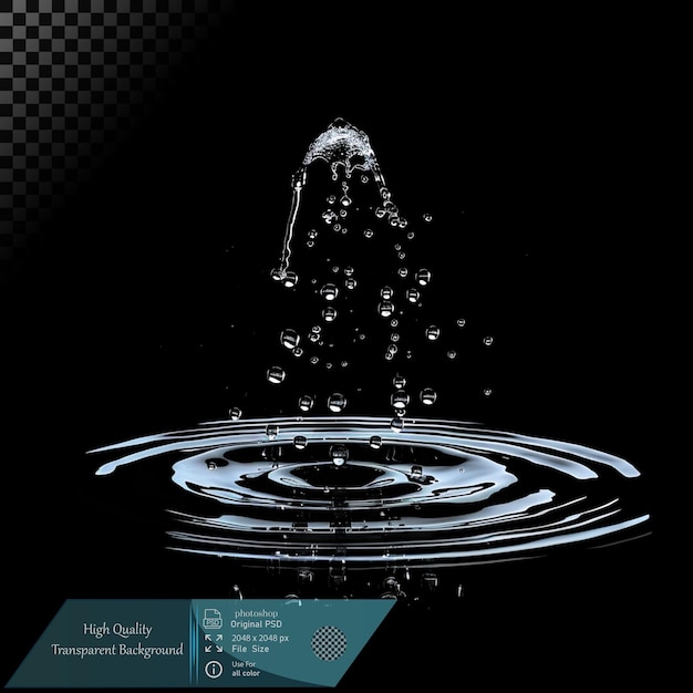 Salpicadura de gota de agua