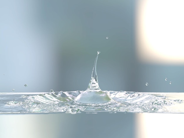 Salpicadura de gota de agua