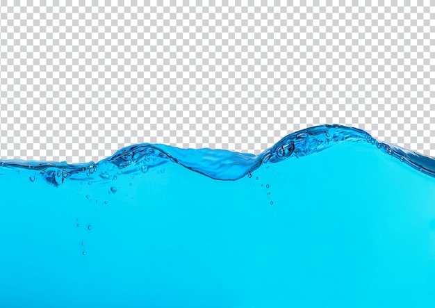 Salpicaduras de agua aisladas