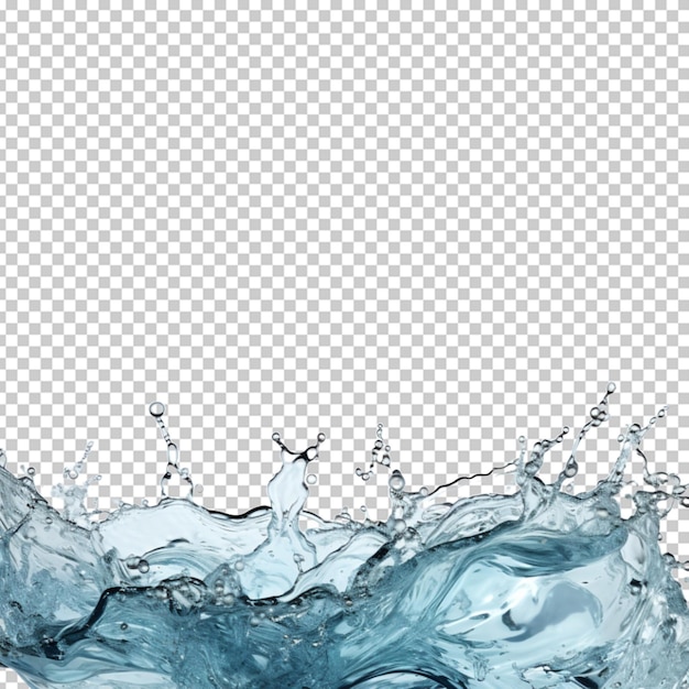 Salpicaduras de agua png psd