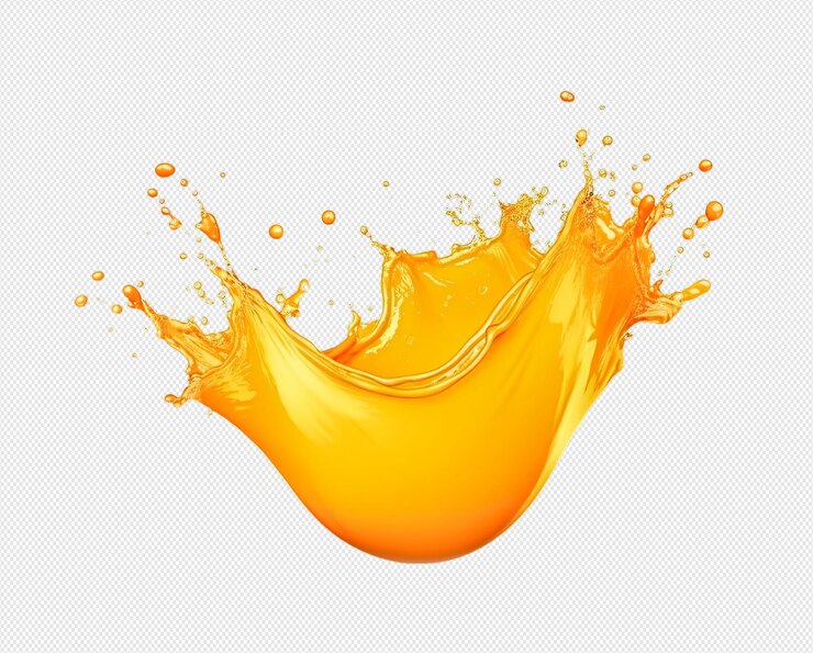 Salpicaduras de naranja Png