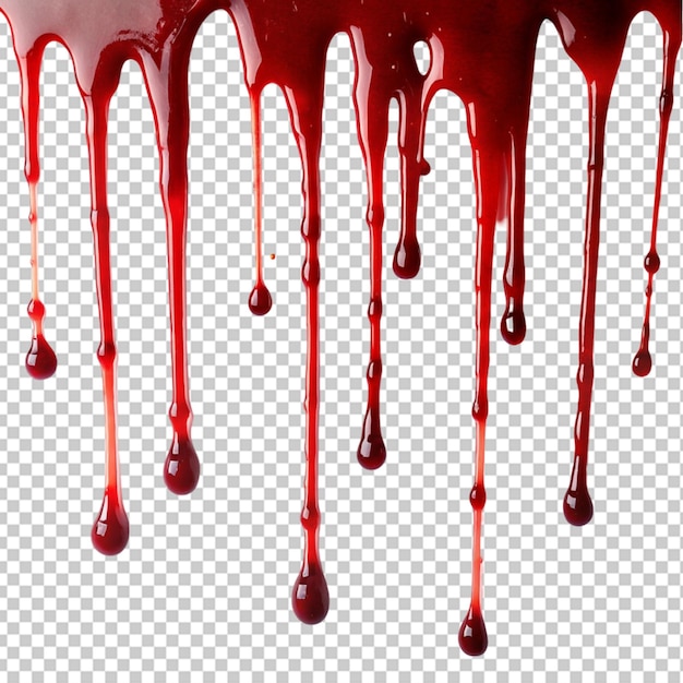 PSD salpicaduras de sangre goteando png