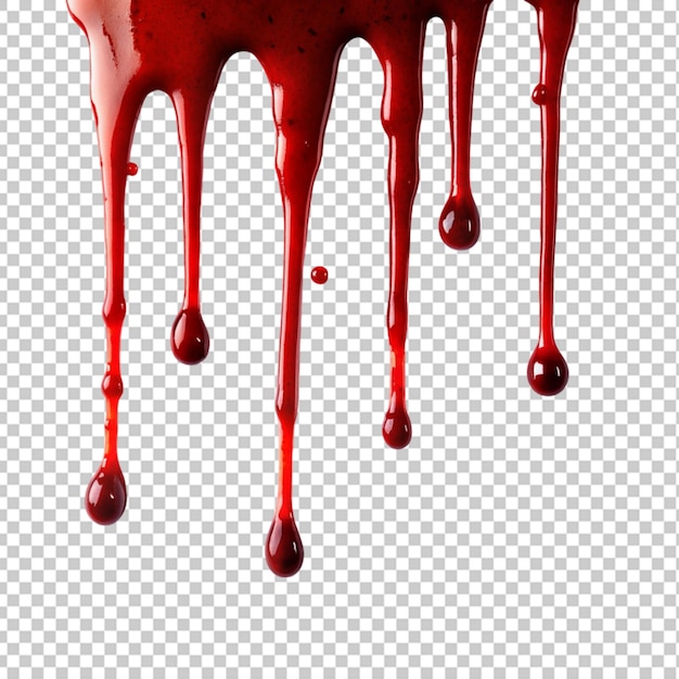 PSD salpicaduras de sangre goteando png