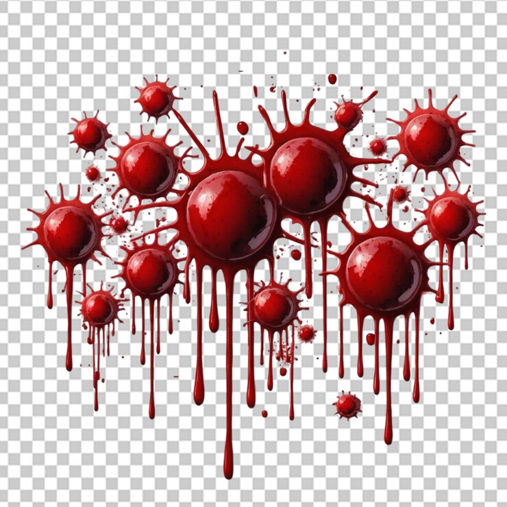 PSD las salpicaduras de sangre.