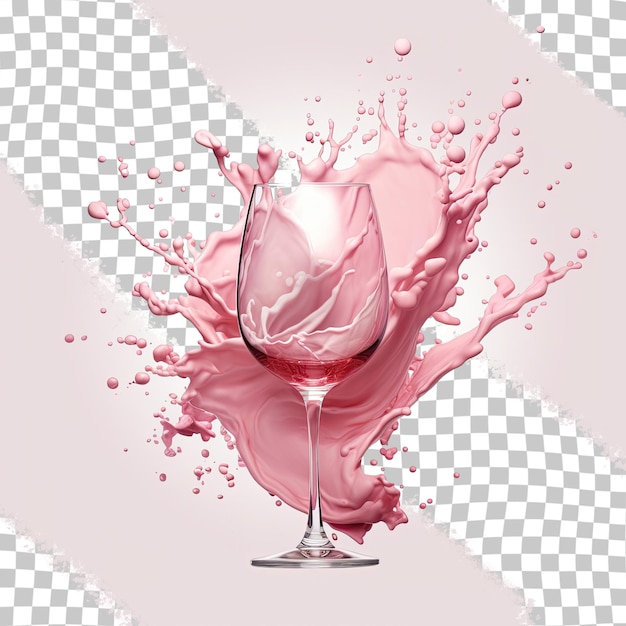 PSD salpicaduras de vino rosado