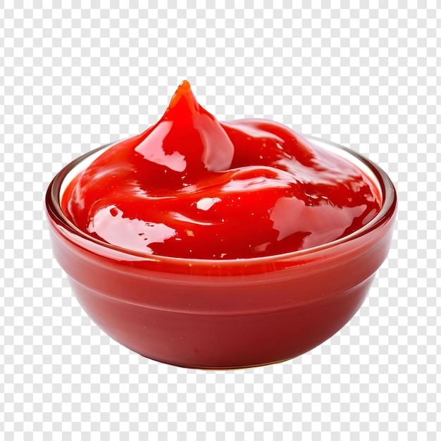 salsa aislada en transparente