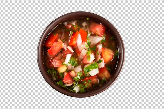 Salsa al pepe in ciotola png sfondo trasparente