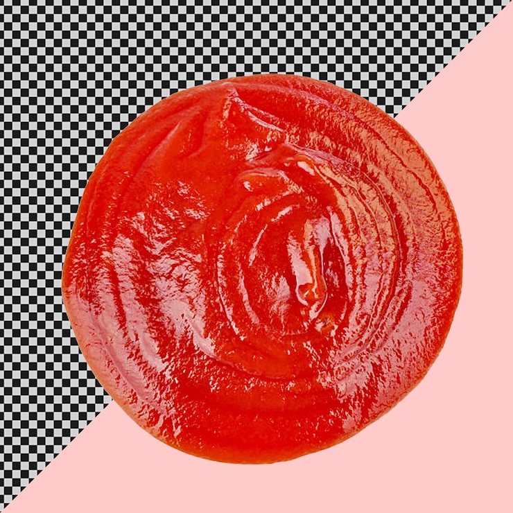 PSD salsa de ketchup de tomate salpicos ou líquido vermelho de suco de tomate vetor realista isolado com backg branco