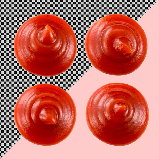 Salsa de ketchup de tomate salpicaduras o líquido rojo jugo de tomate vector realista aislado con fondo blanco