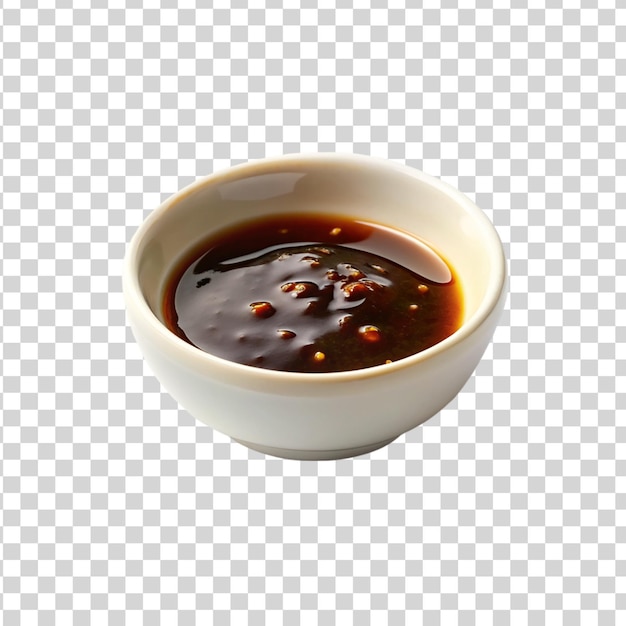 PSD salsa teriyaki isolada em fundo transparente