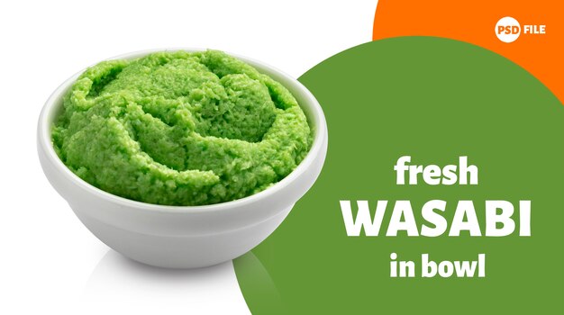 PSD salsa de wasabi fresca