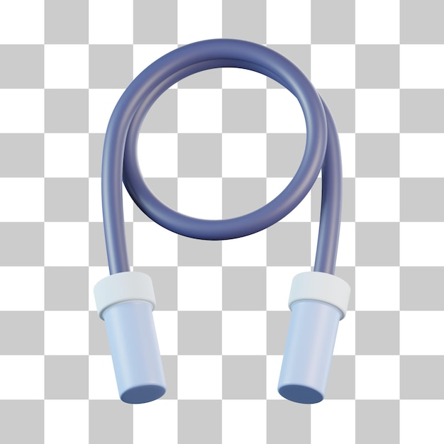 Saltar la cuerda icono 3d
