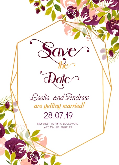 salvare la data del matrimonio invito al matrimonio lascia modello