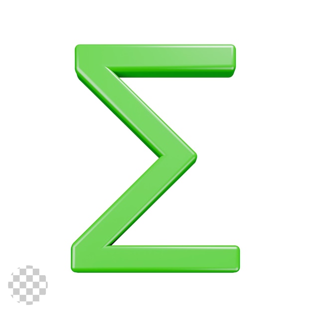 Sammlung von 3D-Symbolen