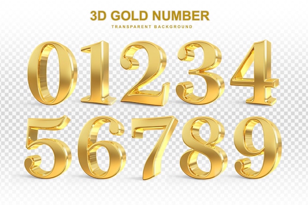 Sammlung von goldenen Zahlen