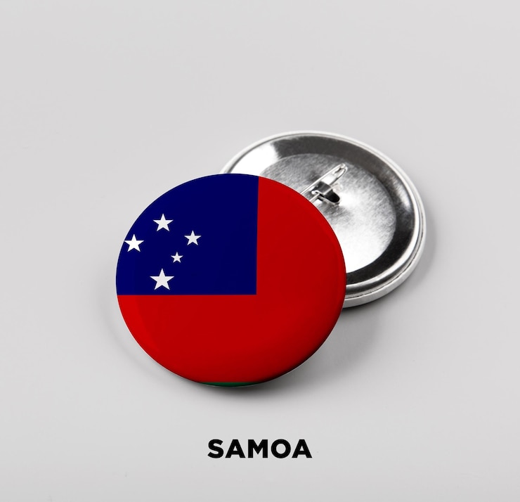 PSD samoa badge transparent background