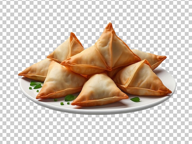 Samosa com chutney