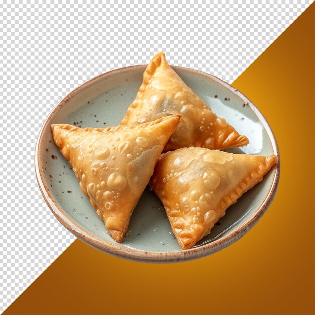 PSD samosa em fundo branco