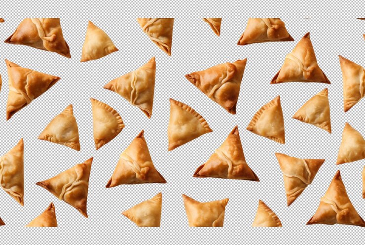 PSD la samosa es caliente y deliciosa cada vez