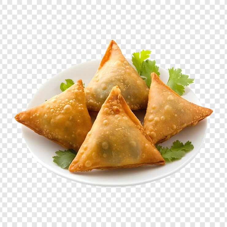PSD samosa png isolado em fundo transparente