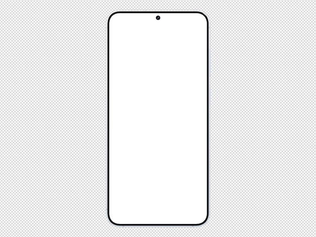 Samsung Galaxy S25 Icy Blue Mockup Template Without Background Isolated