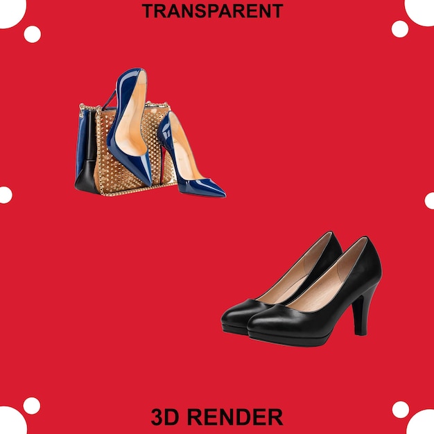 Sandal de senhora com fundo transparente