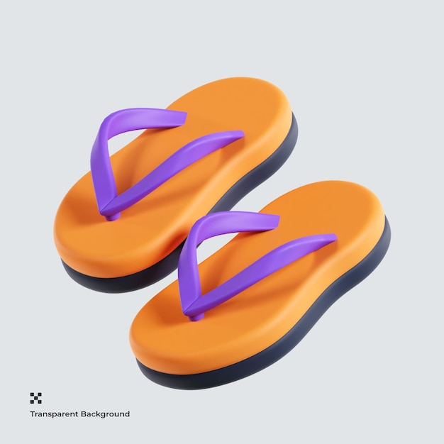 Sandale 3D-Symbol
