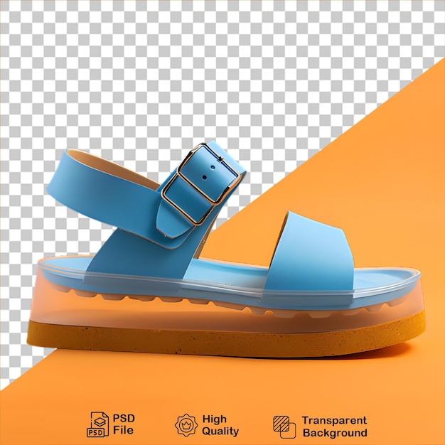 Sandalias de cuero azul png incluyen imagen