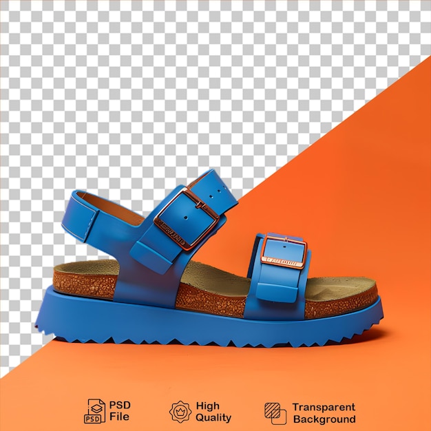 Sandalias de cuero azul png incluyen imagen